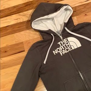 The North Face Grey Zip-Up Hoodie